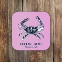 Feelin' Blue Maryland Style Retro Crab Coaster thumb 0