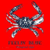 Feelin' Blue Maryland Style Retro Crab Santa Hat thumb 1