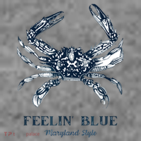 Feelin' Blue Maryland Style Retro Crab Toddler Hoodie thumb 2