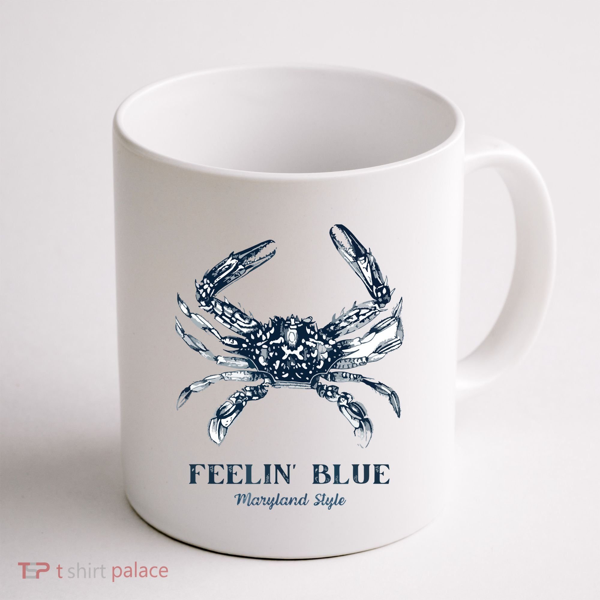 Feelin' Blue Maryland Style Retro Crab Coffee Mug