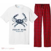Feelin' Blue Maryland Style Retro Crab Pajama Set thumb 0