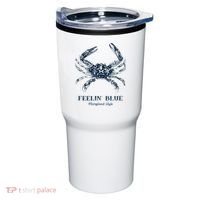 Feelin' Blue Maryland Style Retro Crab Tumbler thumb 0