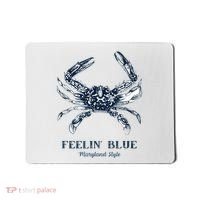 Feelin' Blue Maryland Style Retro Crab Mousepad thumb 0