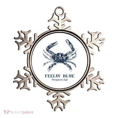 Feelin' Blue Maryland Style Retro Crab Ornament