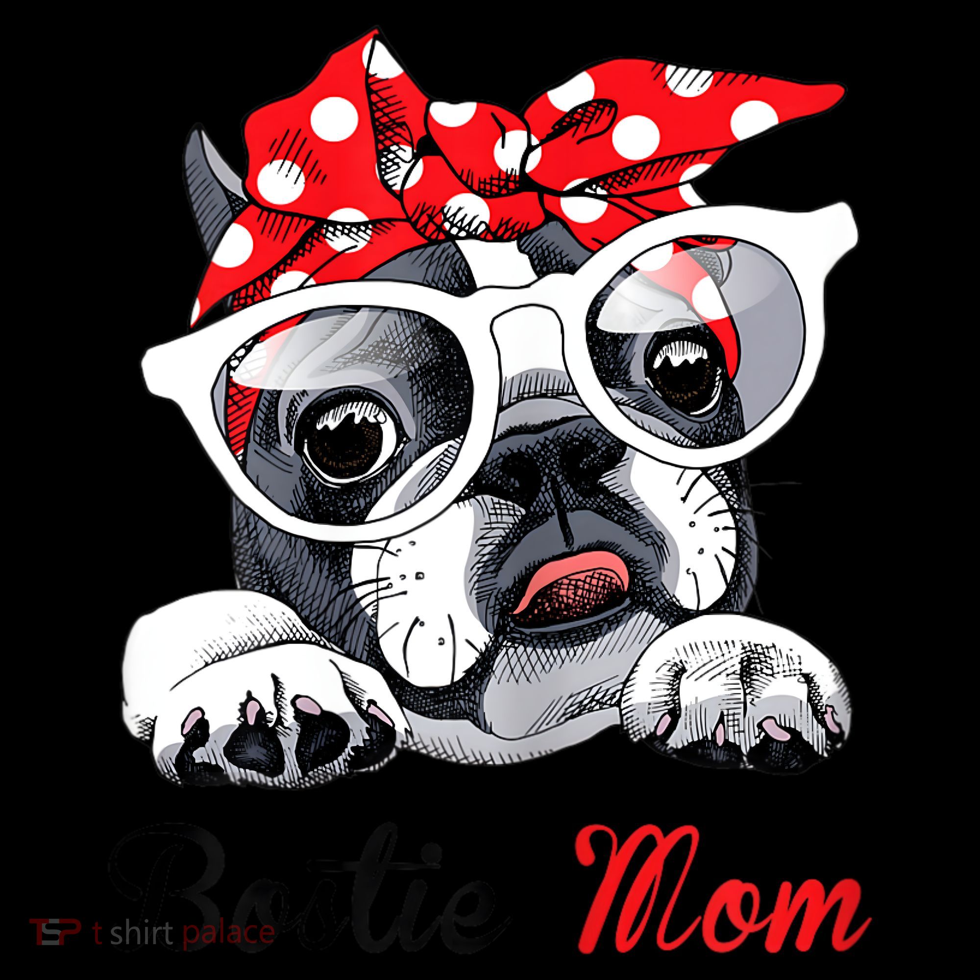 Funny Bostie Mom For Boston Terrier Dogs Lovers Coffee Mug