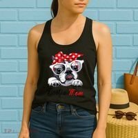 Funny Bostie Mom For Boston Terrier Dogs Lovers Women's Tank Top thumb 2