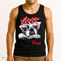 Funny Bostie Mom For Boston Terrier Dogs Lovers Tank Top thumb 3