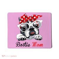 Funny Bostie Mom For Boston Terrier Dogs Lovers Mousepad thumb 0