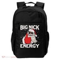 Funny Big Nick Energy Santa Xmas Christmas Backpack thumb 0