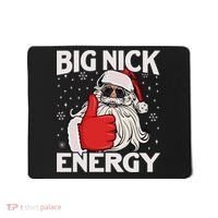 Funny Big Nick Energy Santa Xmas Christmas Mousepad thumb 0