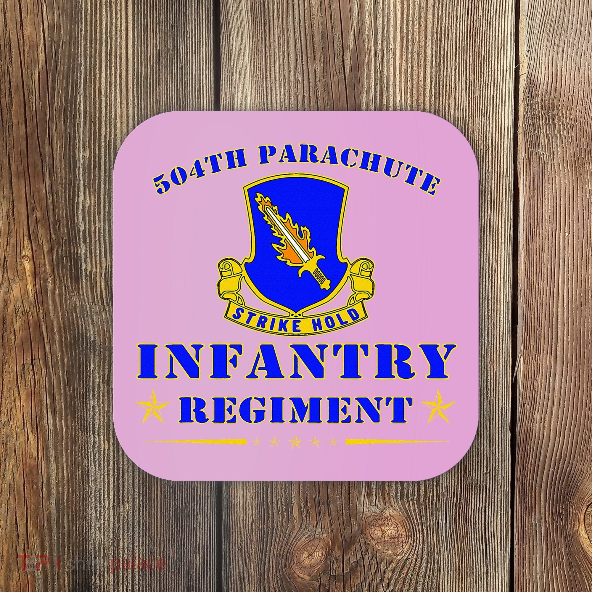 Fort Bragg North Carolina 504th Parachute Infantry Regiment Coaster