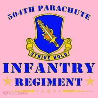 Fort Bragg North Carolina 504th Parachute Infantry Regiment Coaster thumb 2
