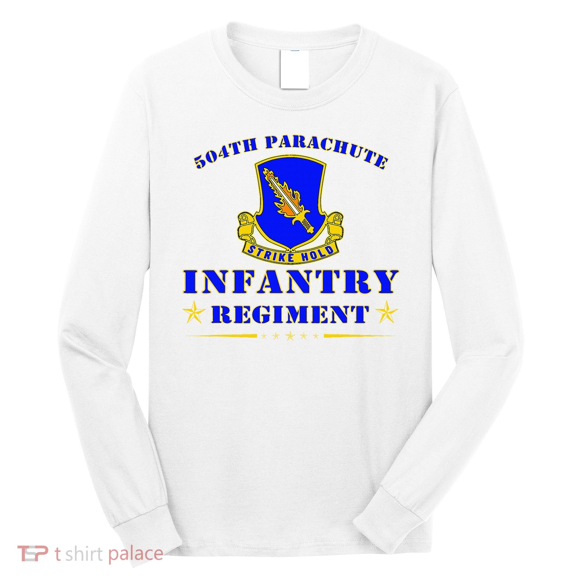 Fort Bragg North Carolina 504th Parachute Infantry Regiment Long Sleeve Shirt