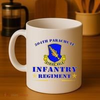 Fort Bragg North Carolina 504th Parachute Infantry Regiment Coffee Mug thumb 4
