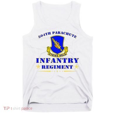 Fort Bragg North Carolina 504th Parachute Infantry Regiment Tank Top