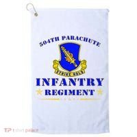 Fort Bragg North Carolina 504th Parachute Infantry Regiment Golf Towel thumb 0