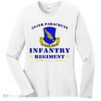 Fort Bragg North Carolina 504th Parachute Infantry Regiment Women's Long Sleeve Shirt thumb 0