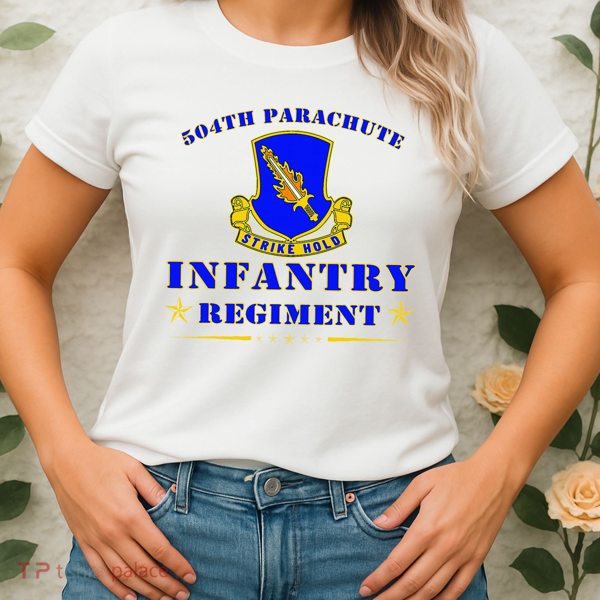 Fort Bragg North Carolina 504th Parachute Infantry Regiment Women's T-Shirt
