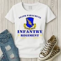 Fort Bragg North Carolina 504th Parachute Infantry Regiment Women's T-Shirt thumb 3