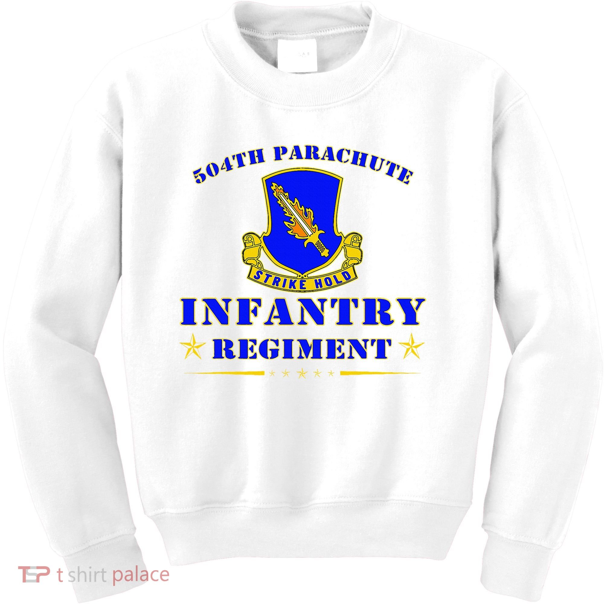 Fort Bragg North Carolina 504th Parachute Infantry Regiment Kids Sweatshirt