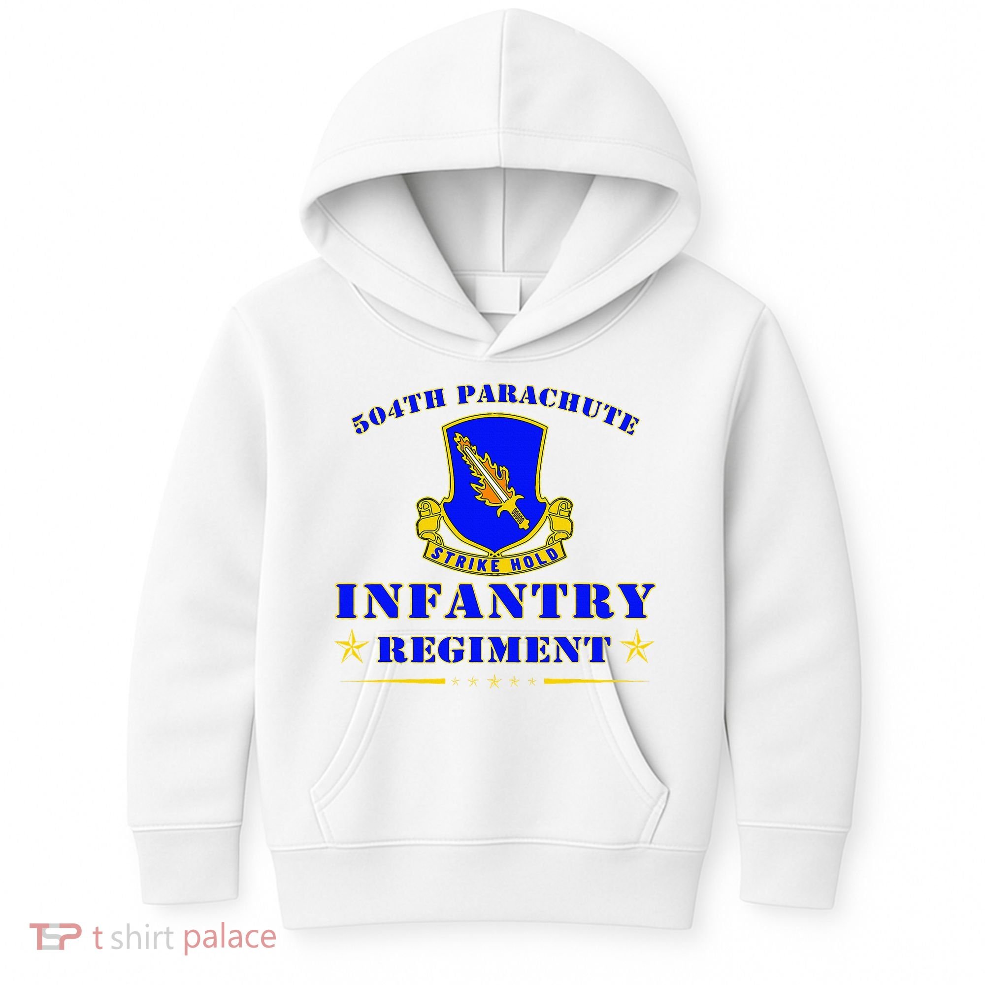 Fort Bragg North Carolina 504th Parachute Infantry Regiment Kids Hoodie
