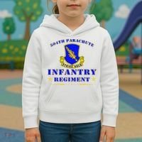 Fort Bragg North Carolina 504th Parachute Infantry Regiment Kids Hoodie thumb 3