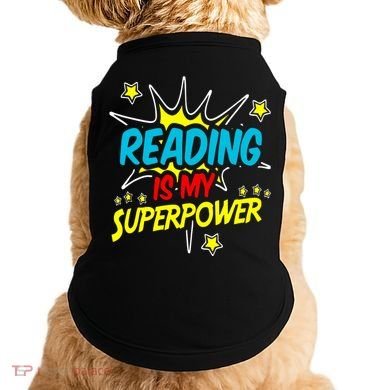 Funny Book Nerds And Geeks Doggie Tank
