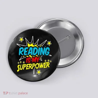Funny Book Nerds And Geeks Button