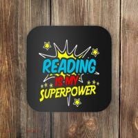 Funny Book Nerds And Geeks Coaster thumb 0