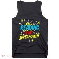 Funny Book Nerds And Geeks Tank Top thumb 0