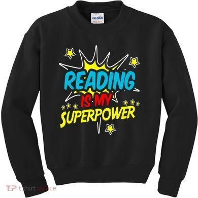Funny Book Nerds And Geeks Kids Sweatshirt