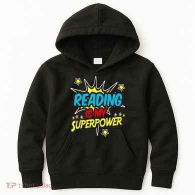 Funny Book Nerds And Geeks Kids Hoodie