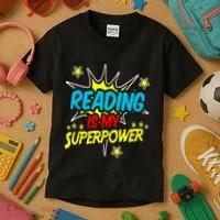 Funny Book Nerds And Geeks Kids T-Shirt thumb 3
