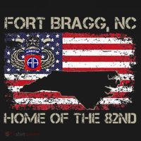 Fort Bragg NC Home Of The 82nd Airborne Veterans Day Long Sleeve Shirt thumb 2