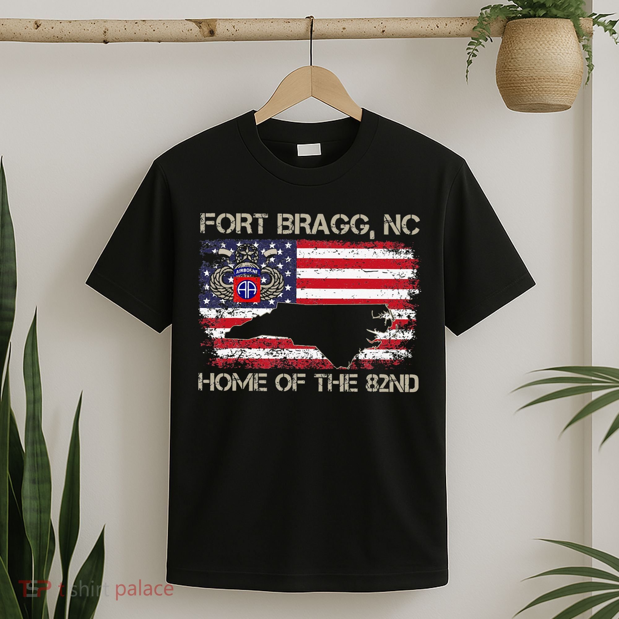Fort Bragg NC Home Of The 82nd Airborne Veterans Day T-Shirt