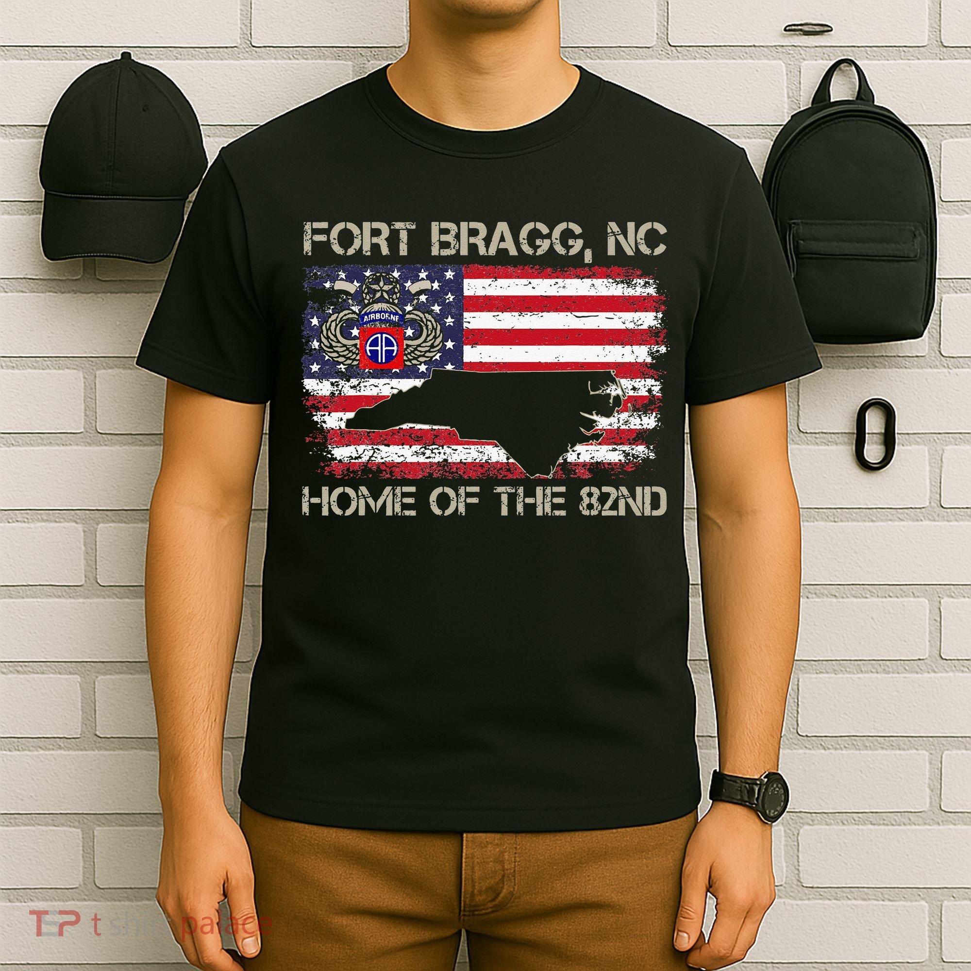 Fort Bragg NC Home Of The 82nd Airborne Veterans Day T-Shirt