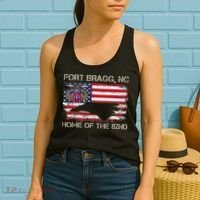Fort Bragg NC Home Of The 82nd Airborne Veterans Day Women's Tank Top thumb 2