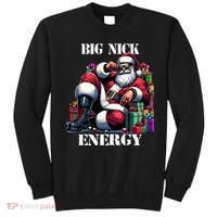 Fun Big Nick Energy Funny Santa Claus Christmas Xmas Cool Sweatshirt thumb 0