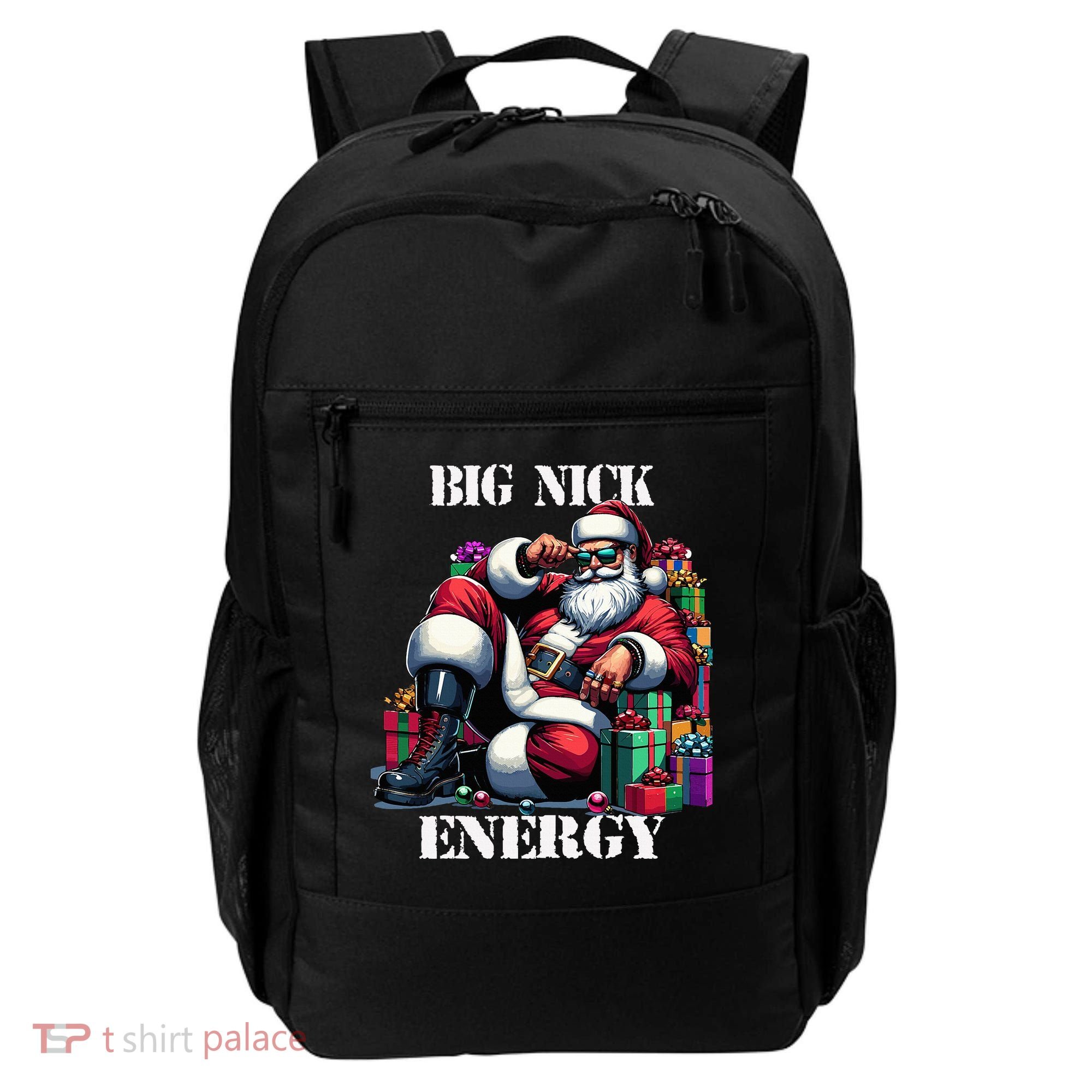 Fun Big Nick Energy Funny Santa Claus Christmas Xmas Cool Backpack