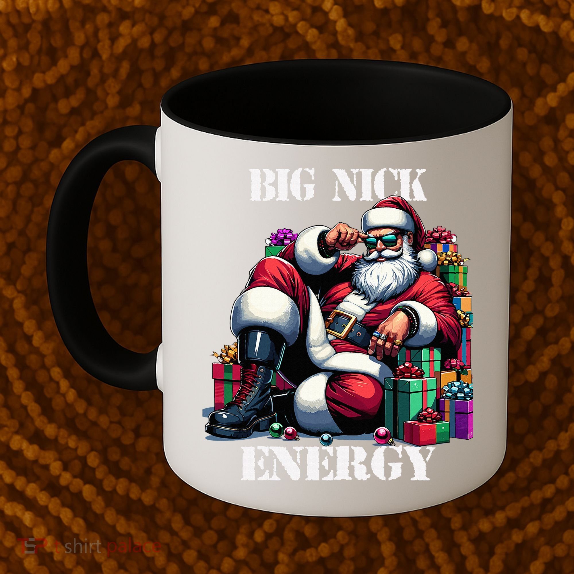 Fun Big Nick Energy Funny Santa Claus Christmas Xmas Cool Coffee Mug