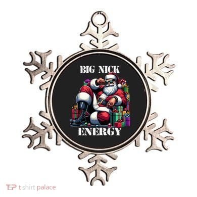 Fun Big Nick Energy Funny Santa Claus Christmas Xmas Cool Ornament
