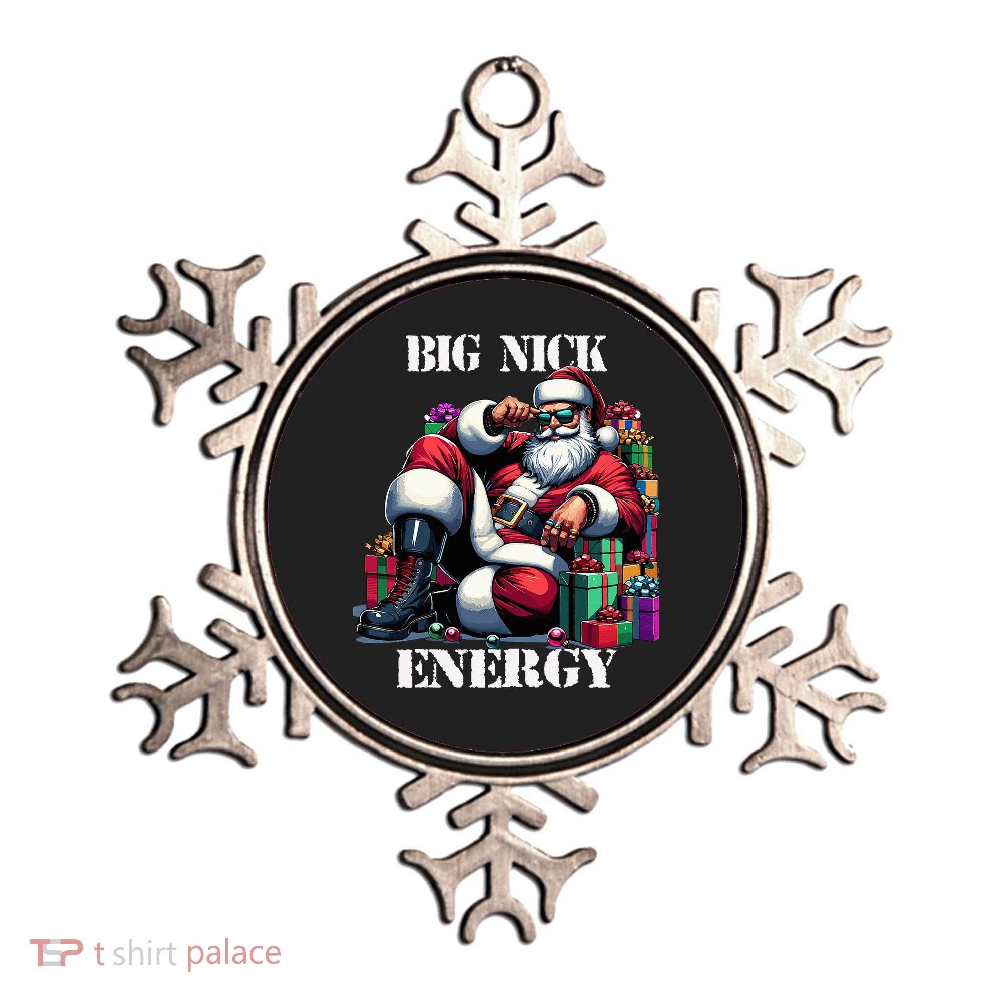 Fun Big Nick Energy Funny Santa Claus Christmas Xmas Cool Ornament