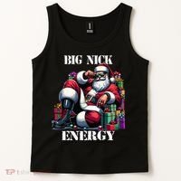 Fun Big Nick Energy Funny Santa Claus Christmas Xmas Cool Tank Top thumb 2