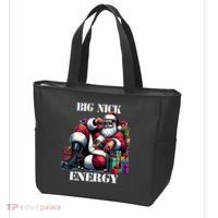 Fun Big Nick Energy Funny Santa Claus Christmas Xmas Cool Tote Bag thumb 3