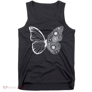 Floral Butterfly Nature Tank Top