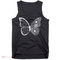 Floral Butterfly Nature Tank Top thumb 0