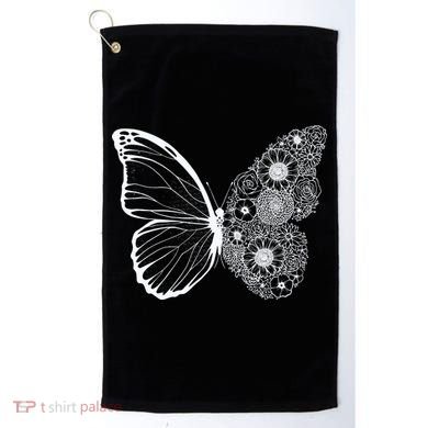 Floral Butterfly Nature Golf Towel