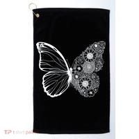 Floral Butterfly Nature Golf Towel thumb 0