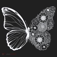 Floral Butterfly Nature Golf Towel thumb 3