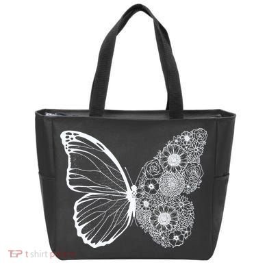 Floral Butterfly Nature Tote Bag